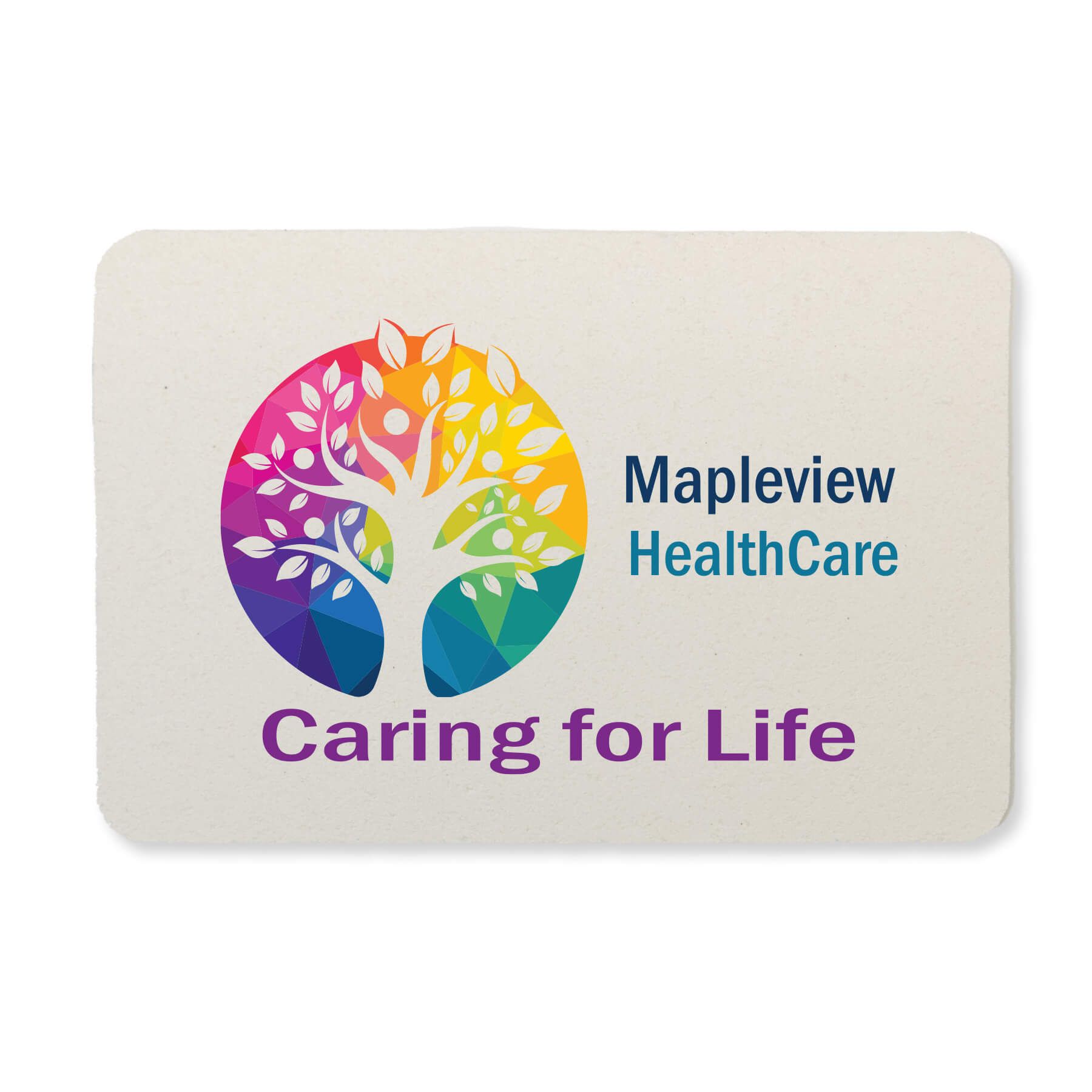 White Imprinted - Flat